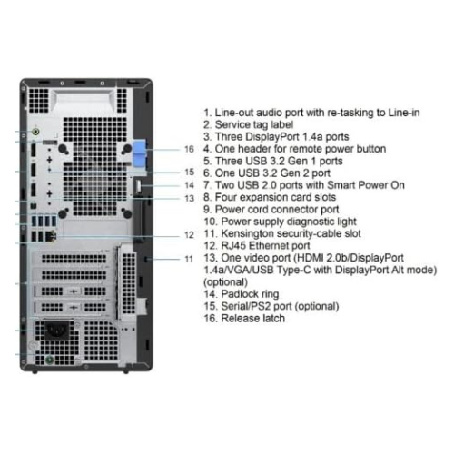 Dell Optiplex XE4 Tower Desktop (Renewed)