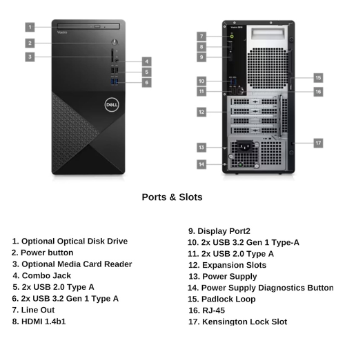 Dell Vostro 3910 Desktop (Renewed)