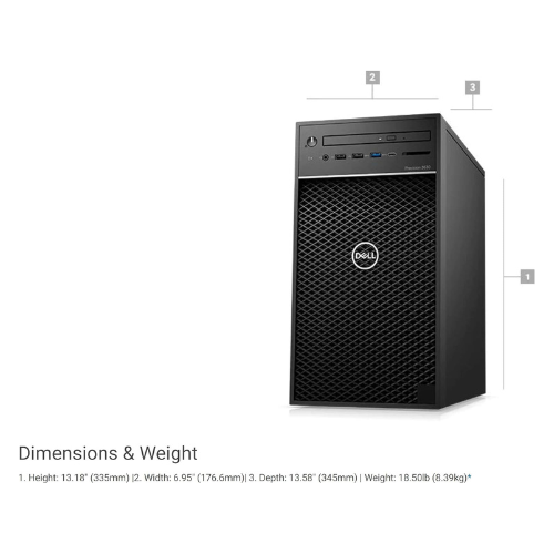 Dell Precision 3630 Desktop Tower (Renewed)