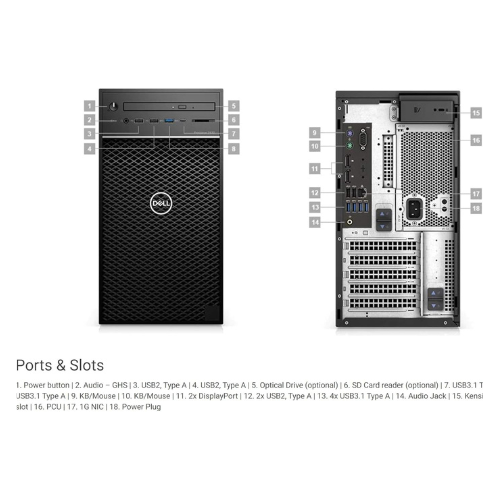 Dell Precision 3630 Desktop Tower (Renewed)