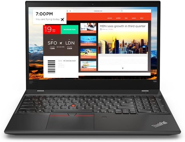 Lenovo ThinkPad T580 Laptop (Renewed)