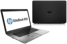Renewed HP EliteBook 850 G1 Business Laptop, Intel Core i5-4th Generation CPU, 8GB DDR3L RAM, 256GB SSD Hard, 15.1 inch Display, Windows 10 Pro (Renewed)